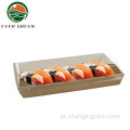 Takeaway Fast Food Sushi de atmosfera atmosfera de ponta bandeja